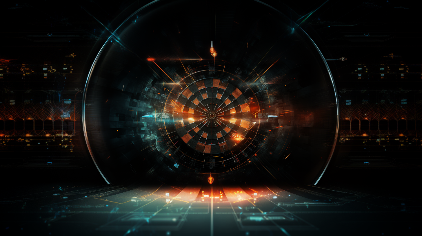 Dart board background